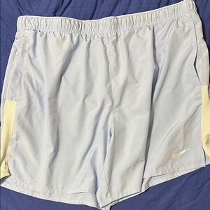 Nike Pale Blue Shorts with Cream Accents